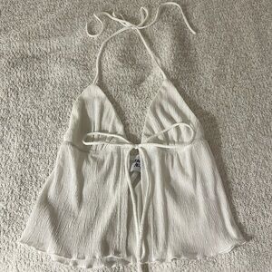 Princess Polly White Baby doll top - CHANTRIA